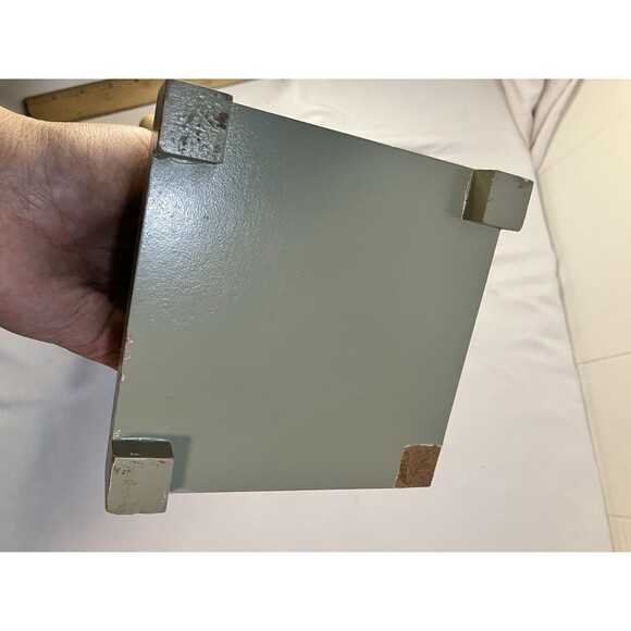 Vintage Wood Blacksmith Nutcracker Christmas Home Decor Tradesman Mustache - Picture 3 of 5